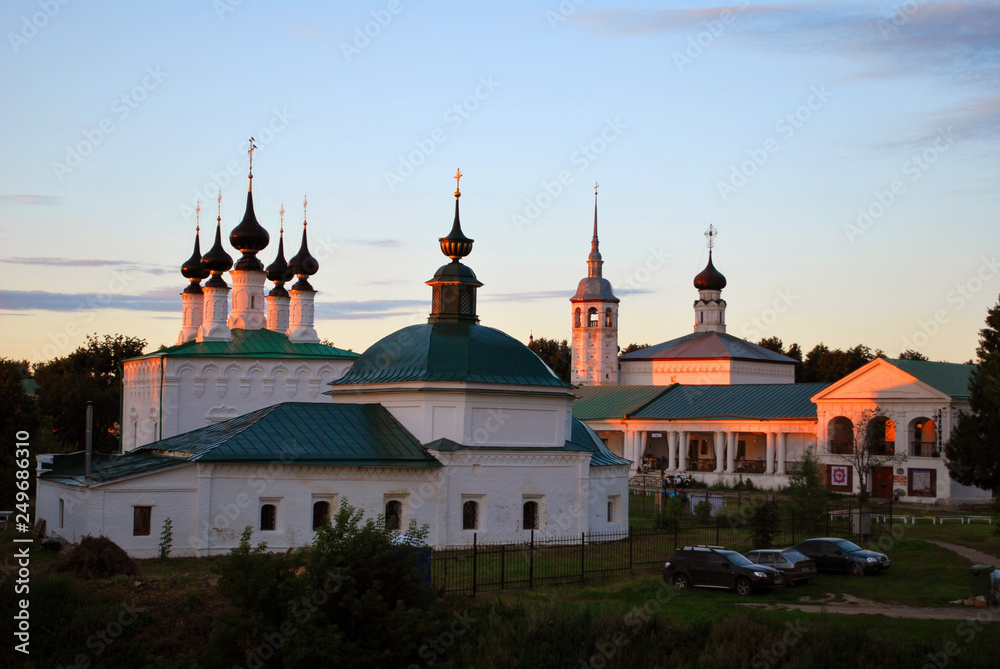 The old churches in Suzdal, Vladimir region, Russia