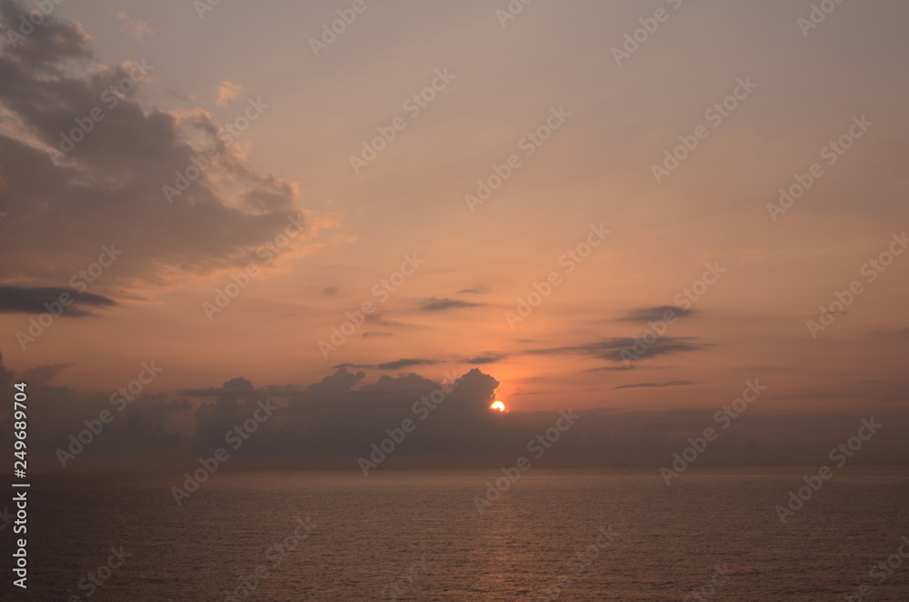 sunrise over sea sunrise over sea
