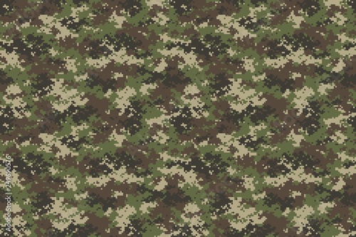 Universal Camouflage Pattern Clipart and Vector Graphic