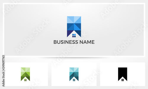 House Roof Mosaic Logo