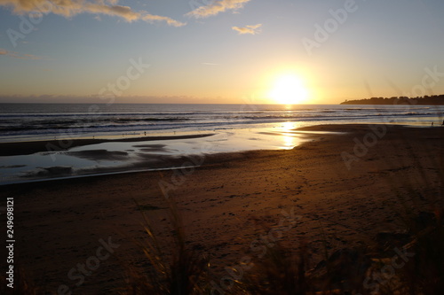 sunset on beach