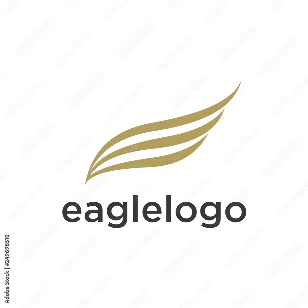eagle logo concept - vector illustration template, emblem design on a white background. eagle logo concept - vector illustration template, emblem design on a white background.