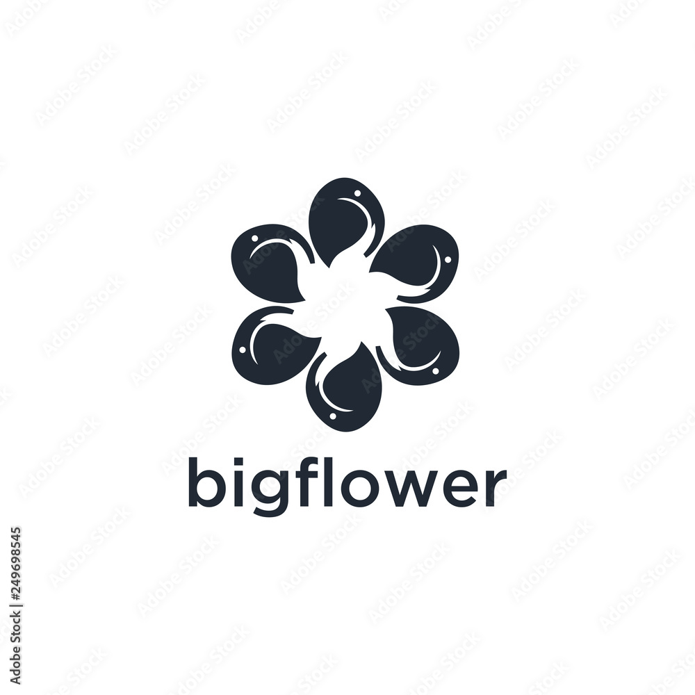 elephant Flower Logo abstract Beauty Spa salon Cosmetics brand Linear style. Looped Leaves Logotype design vector Luxury Fashion template. elephant Flower Logo abstract Beauty Spa salon Cosmetics brand Linear style. Looped Leaves Logotype design vector Luxury Fashion template.