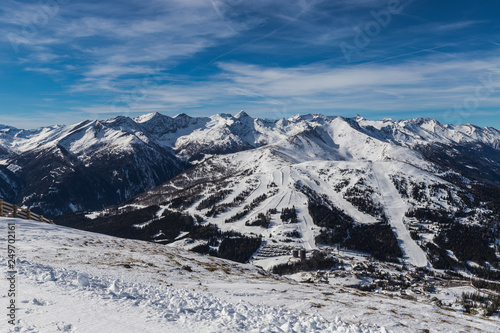 Beautiful Winter Landscape Skiing At Katschberg In Carinthia Austria © René Pi