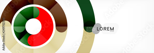 Circular lines design background