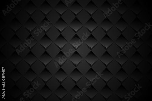 black geometric shape background