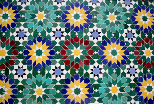 decorative hand made tiles and mosaic patterns