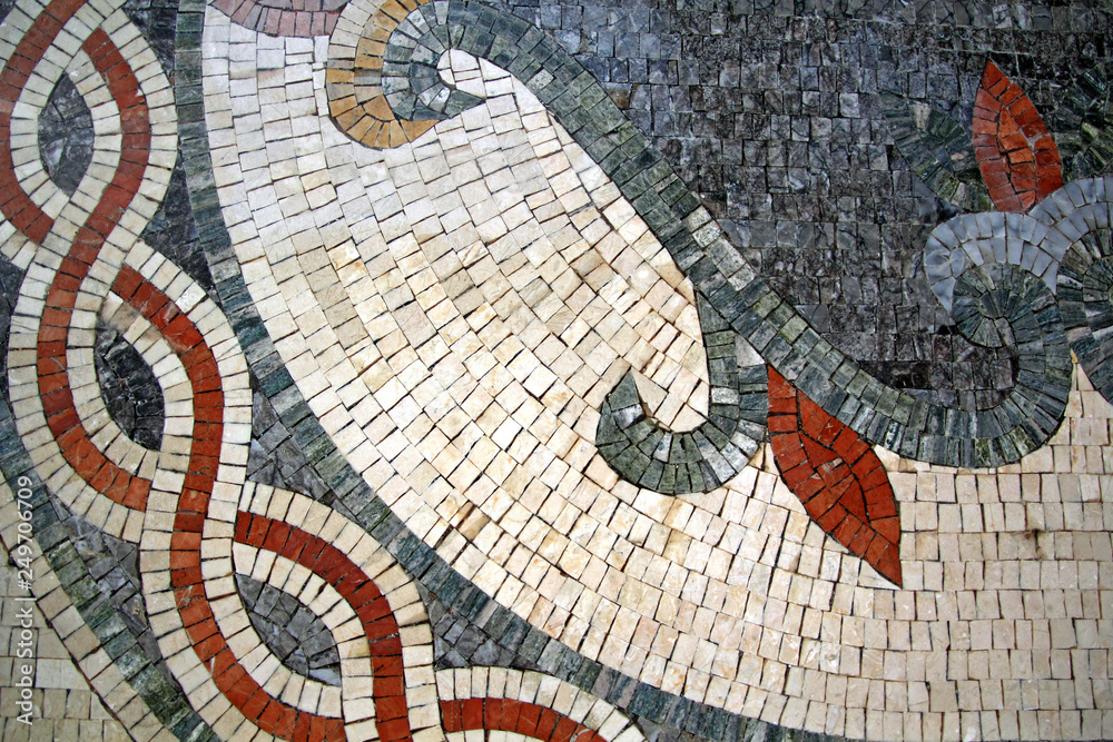 Fototapeta premium decorative hand made tiles and mosaic patterns