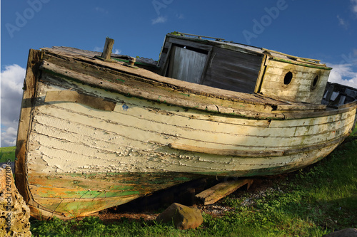 old weathered boat