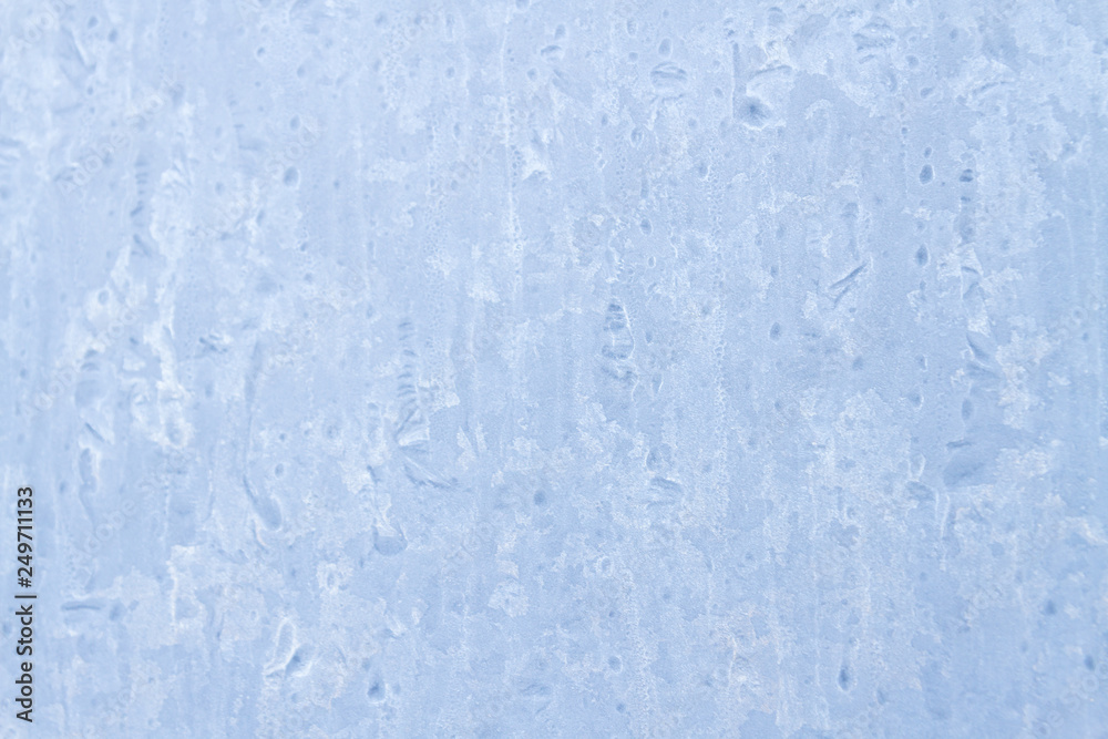 Frosty patterns on a frozen ice box in the early morning Frosty patterns on a frozen ice box in the early morning