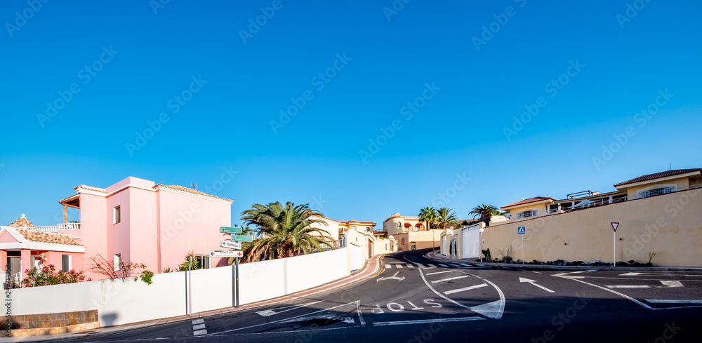 street in tenerife canarias