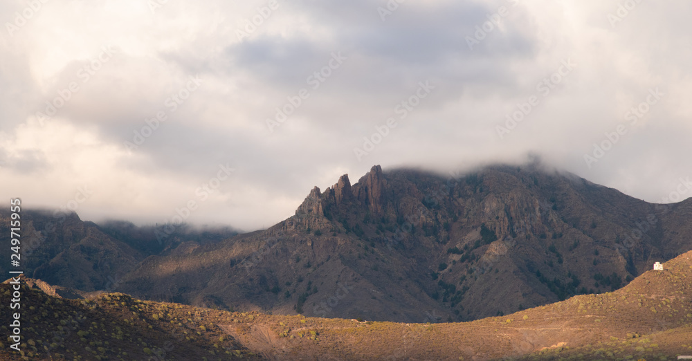 view of mountains tenerife canarias