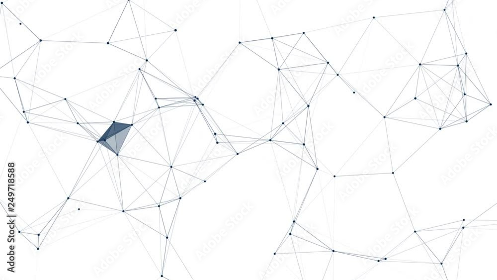 Technology network background.