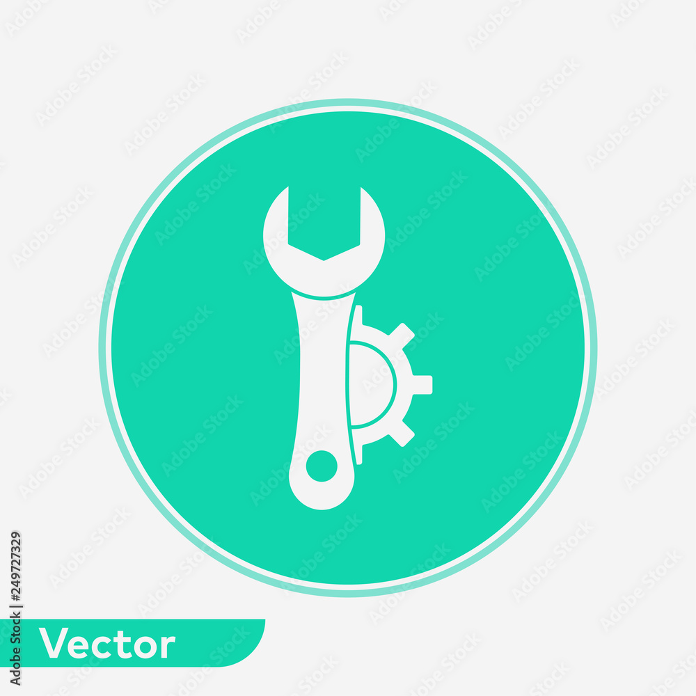 Configuration vector icon sign symbol Configuration vector icon sign symbol