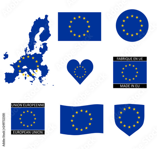Drapeaux Union Européenne