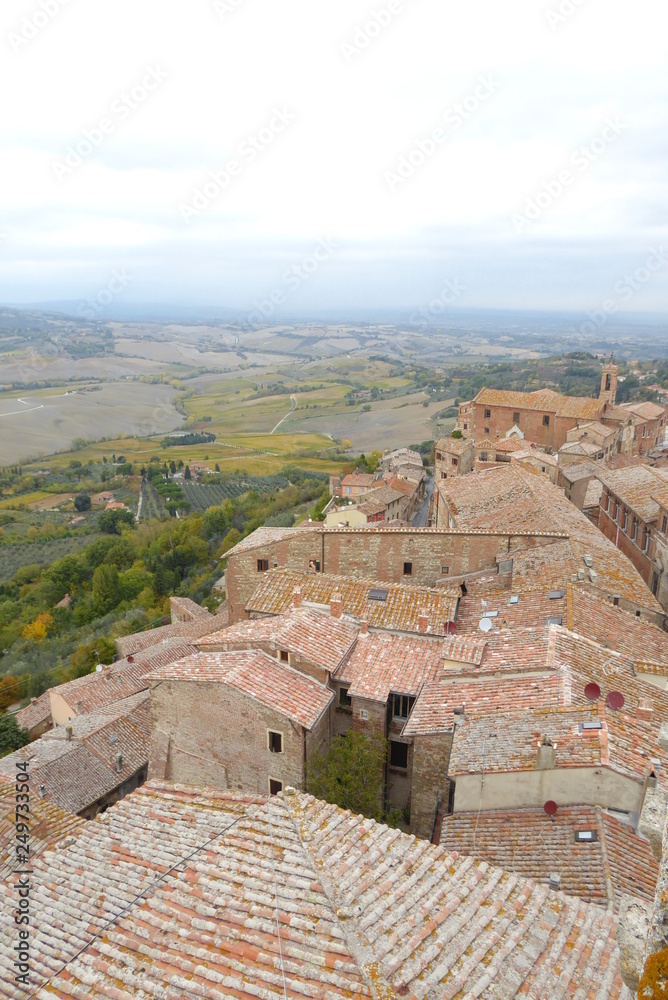 Montepulciano seen from a look-out