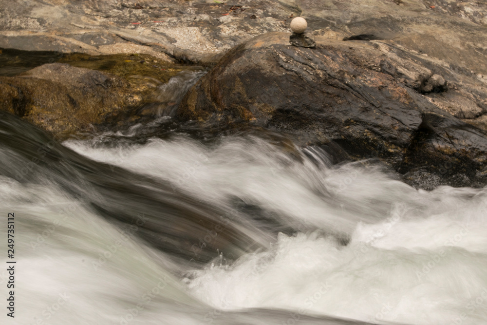water flowing over rocks water flowing over rocks