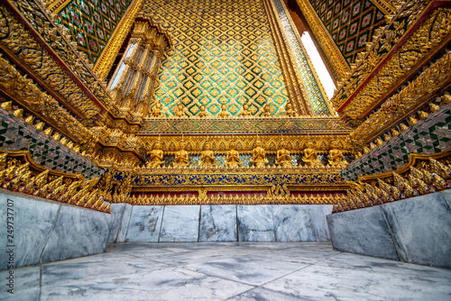 Schilderij op canvas Gran Palace Wat Phra Kaew Temple in Bangkok, Thailand