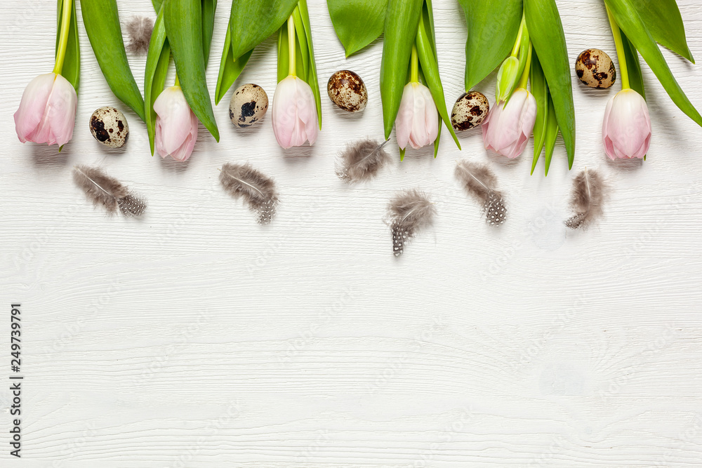 Naklejka premium Wielkanocne tło