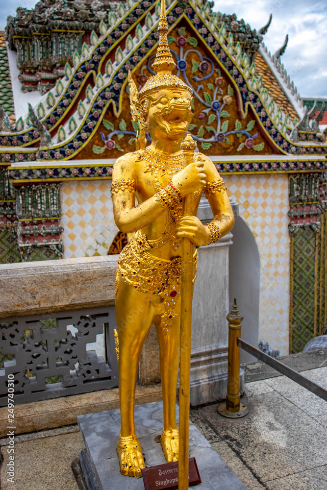 Gran Palace Wat Phra Kaew Temple in Bangkok, Thailand