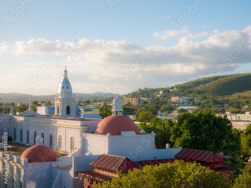The old town of the city of Ponce in Puerto Rico, United States.