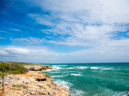 The Caribbean coastline at Guanica Dry Forest Reserve - Puerto Rico