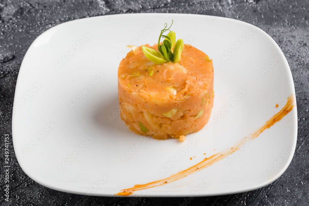 fresh healthy baked delicious baked potato on white plate fresh healthy baked delicious baked potato on white plate