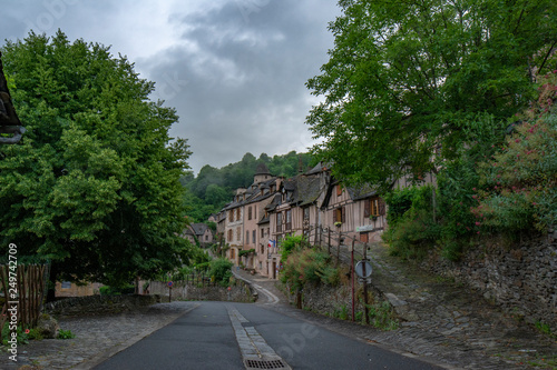 medieval village Conques  in the region of occitania, France © DoloresGiraldez