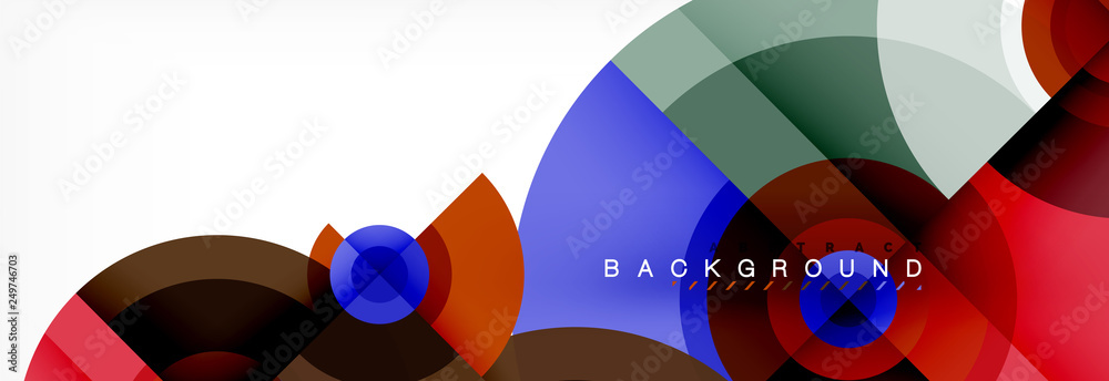 Geometric circle abstract background, creative geometric wallpaper. Geometric circle abstract background, creative geometric wallpaper.