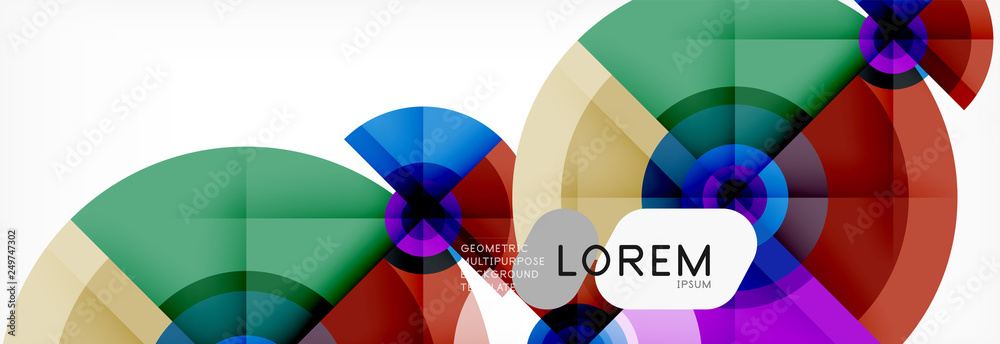 Geometric circle abstract background, creative geometric wallpaper. Geometric circle abstract background, creative geometric wallpaper.