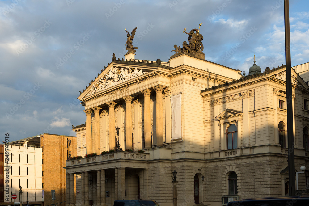 Statni Opera (State Opera House) in Prague. Czech Republic..