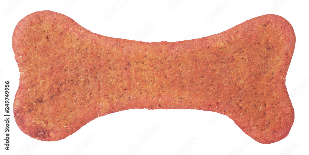 Dog biscuit snack for pets shaped as bone Dog biscuit snack for pets shaped as bone