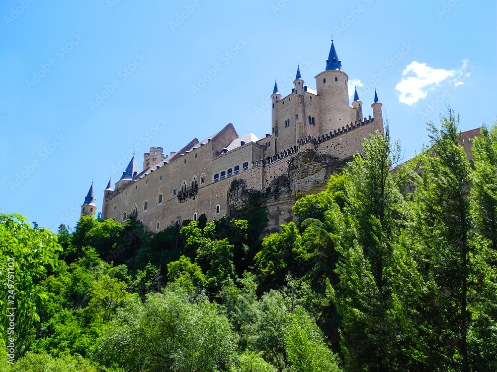 Segovia castle, Spain.