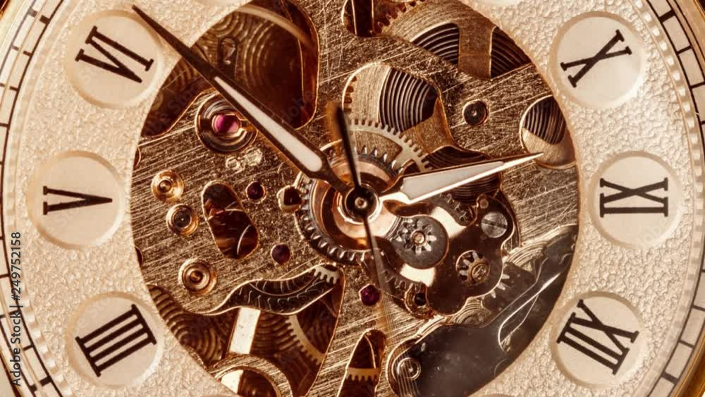 Spiral clock track of time