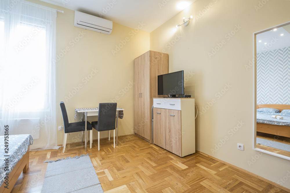 Apartment interior, bedroom