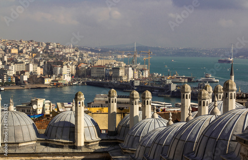 view on istanbul acros bosphorus