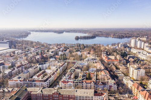 Berlin Tegel / Tegeler See Luftaufnahme