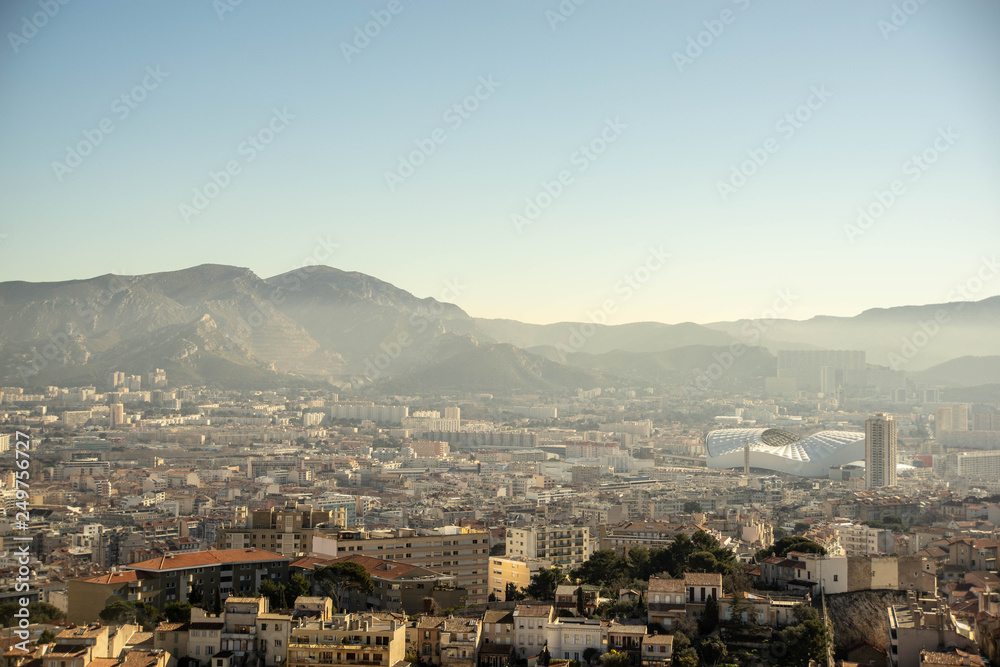 Marseille cityscape