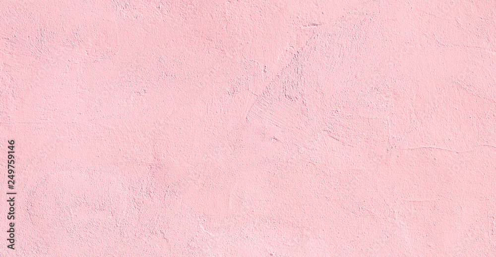 Abstract light pink plaster Wall Background - obrazy, fototapety, plakaty 