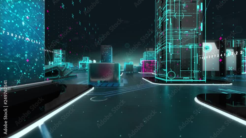 Audit with digital technology concept
