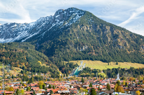 Obersdorf Alpine village in Germany