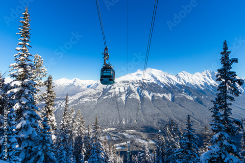The Banff Sightseeing Gondola is located just 5 minutes from the Town of Banff, on the shoulder of Sulphur Mountain, in the heart of the Canadian Rockies