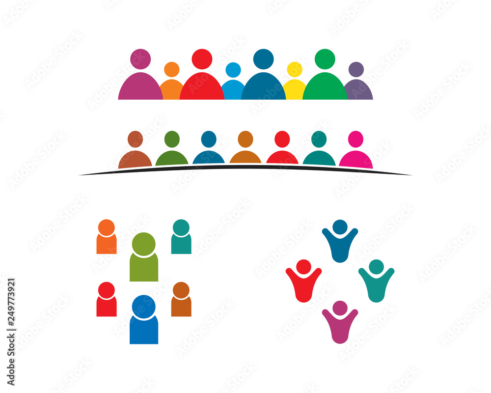 people care logo vector icon illustration design people care logo vector icon illustration design