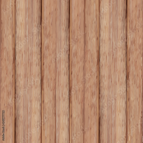 Rustic wood texture background. Brown wooden backdrop. Grunge retro vintage flat lay layout. Aged wood texture. Easy to edit template template for your design projects. Vector illustration.