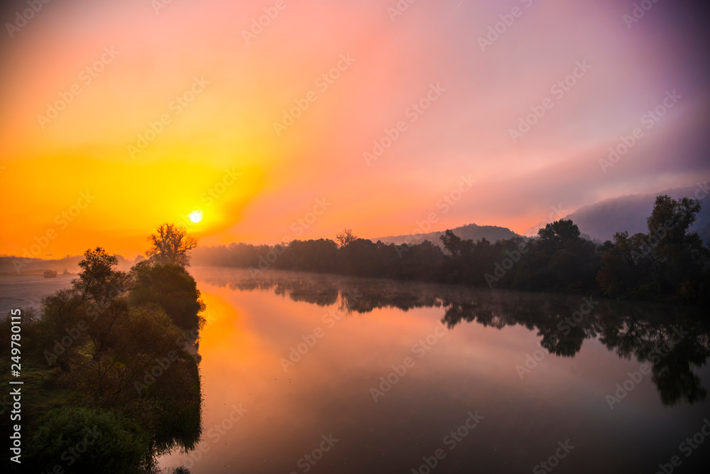 Morning on the river