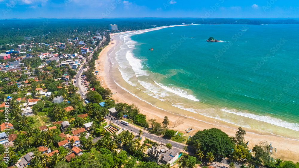 Aerial. Weligama, Sri Lanka.