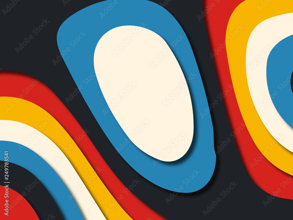 Colorful carving art.Paper cut abstract background with paper cut shapes. Template design layout for business presentations, flyers, posters, invitations