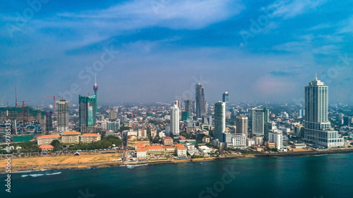 Aerial. Colombo - commercial capital and largest city of Sri Lanka. © mariusltu