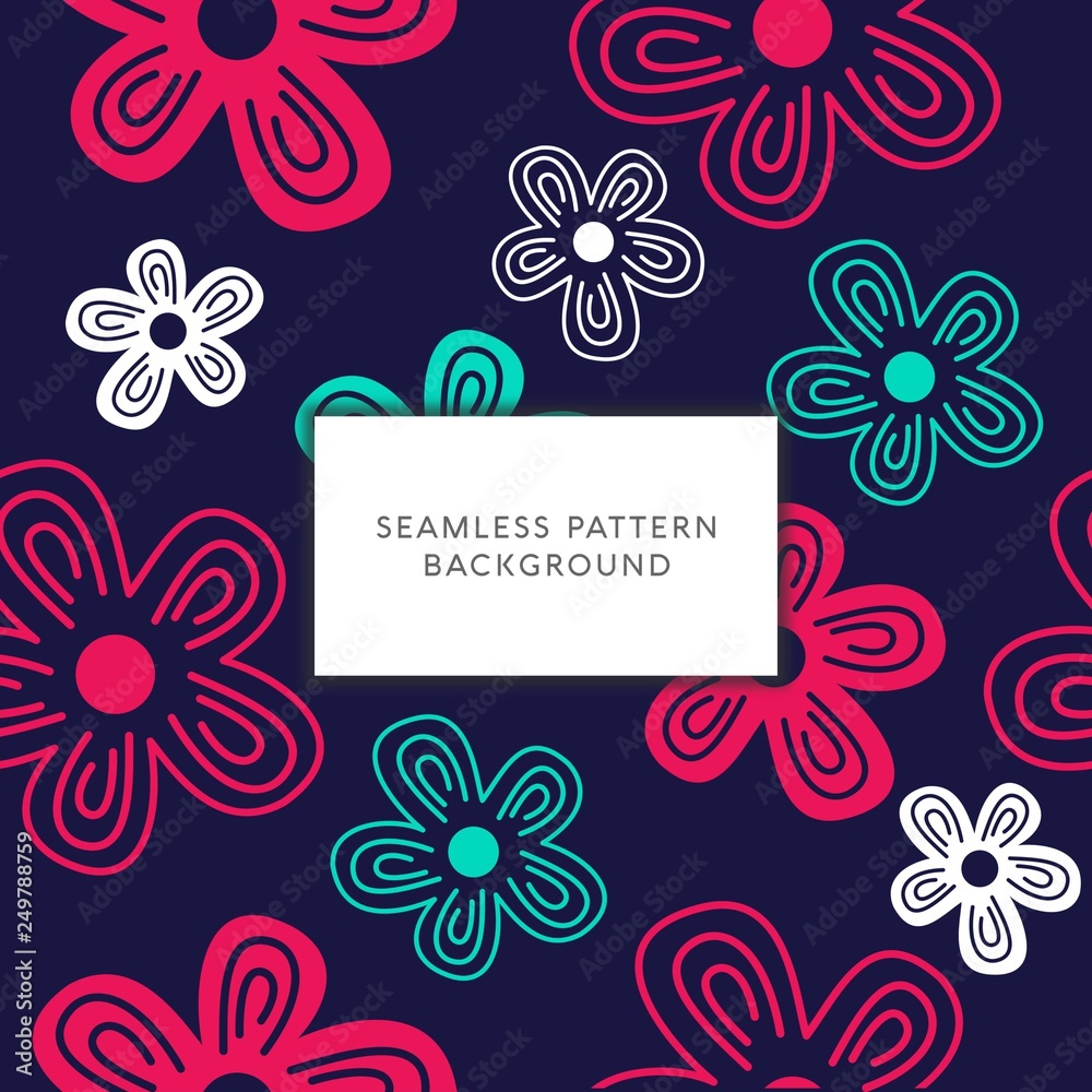 seamless floral template