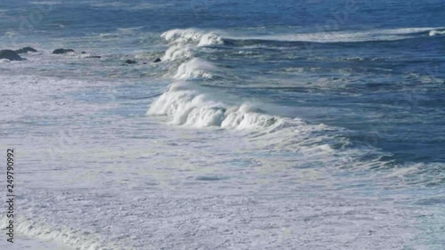 Big Sur Waves Crashing slow motion